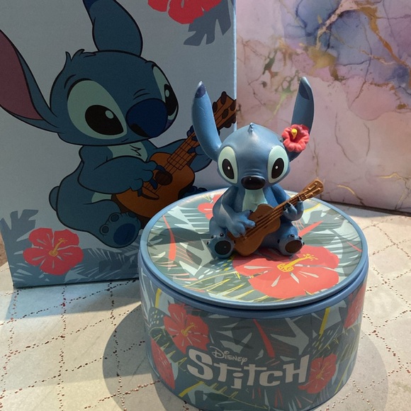 RARE Stitch jewelry holder with jar (big size) - Picture 4 of 11